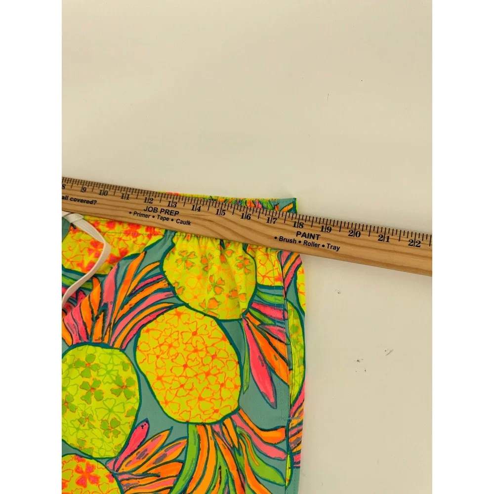 Chubbies Swim Trunks Mens Large Multicolor‎ Pineapple Floral Mesh Lined Shorts